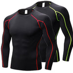 Long Sleeve Tshirt Compression Shirt Men Fitness Gym Running Shirt Breathable Long Sleeve Sport T-shirt Rashgard Gym Clothing
