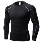 Long Sleeve Tshirt Compression Shirt Men Fitness Gym Running Shirt Breathable Long Sleeve Sport T-shirt Rashgard Gym Clothing