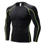 Long Sleeve Tshirt Compression Shirt Men Fitness Gym Running Shirt Breathable Long Sleeve Sport T-shirt Rashgard Gym Clothing