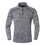 NEW Sport Men Quick Dry T-shirt Long Sleeve Sport Top Sportswear Men Fitness Outdoor Running Mountaineer Clothing Training Shirt