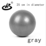 25cm PVC Mini Yoga Ball Physical Fitness Gym Balls for Appliance Exercise Balance Ball Home Trainer Pods Pilates CrossFit