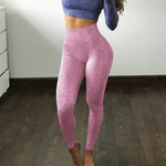 High Waisted Yoga Pants Gym Seamless Leggings Exercise Tights Women Pant Gym Leggings Fitness Yoga Running Sports Clothing    09