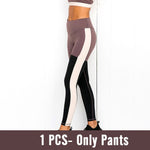 2019 New Yoga Bodybuilding Vest Set Women Fashion Tight Trousers Motion Suit Yoga Bra Pants Woman Fitness Sport Clothing Suits