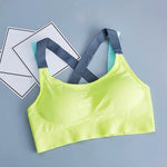 Woman Cross Yoga Sports Bra Crop Sport Top Female Fitness Bh Tops Women Wear For Gym Bras Women's Brassiere Active Clothing