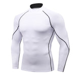 Winter Quick Dry Sport Shirt man Running Fitness Tight T-shirt rashgard Basketball Jersey Sportswear Demix compression Gym shirt