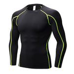 Winter Quick Dry Sport Shirt man Running Fitness Tight T-shirt rashgard Basketball Jersey Sportswear Demix compression Gym shirt