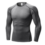 Winter Quick Dry Sport Shirt man Running Fitness Tight T-shirt rashgard Basketball Jersey Sportswear Demix compression Gym shirt