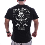 2019 New Men cotton T-shirt Jogger Sporting Skinny Tee Shirt Male Gyms Fitness Bodybuilding Workout Black Tops Sports Clothing