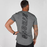 2019 New Men cotton T-shirt Jogger Sporting Skinny Tee Shirt Male Gyms Fitness Bodybuilding Workout Black Tops Sports Clothing