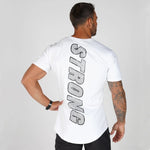 2019 New Men cotton T-shirt Jogger Sporting Skinny Tee Shirt Male Gyms Fitness Bodybuilding Workout Black Tops Sports Clothing