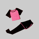 5 Piece Set Yoga For Women's Running Fitness T-Shirt Sports Bra Wear Fitness Clothing Women Training Set Sport Suit