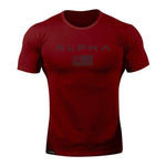 2019 Men Camouflage Sport Training Cotton T-shirt Short Sleeve Male Casual Man Gym Running Fitness Slim Tees Tops Clothing