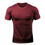 2019 Men Camouflage Sport Training Cotton T-shirt Short Sleeve Male Casual Man Gym Running Fitness Slim Tees Tops Clothing