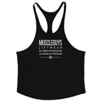 Muscleguys Liftwear Sleeveless Shirt with hoody Brand gyms Clothing Fitness Men Bodybuilding stringer tank tops Hoodies singlets