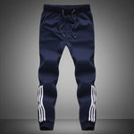 Printemps été hommes pantalons mode pantalon de survêtement maigre hommes Joggers rayé mince ajusté pantalons gymnases vêtements grande taille 5XL Harem pantalon