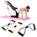 Bandas de resistencia de Yoga, banda elástica, extractor de ejercicio deportivo, expansor de pecho en forma de 8 para la construcción del cuerpo, equipo de gimnasio en casa, Fitness