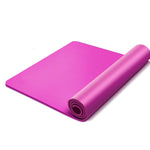 183cm * 61cm NBR esterilla de Yoga suave para principiantes antideslizante esterilla de Yoga para Pilates gimnasio en casa Yoga Fitness almohadilla para exteriores