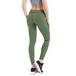 Mulheres de alta elasticidade da aptidão do esporte gym leggings calças yoga magro correndo calças esportivas calças esportivas roupas sem costura