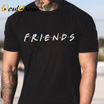 2019 nuevas camisetas de moda de verano para hombres, camisetas con estampado de amigos, ropa masculina para hombre, camisetas casuales de fitness para hombres, Camiseta de algodón